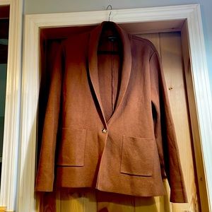Tan Summersault Sweater Blazer size 1X